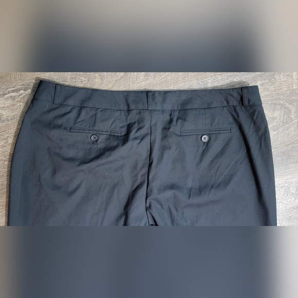 Vintg Y2K New York & Co. 7th Ave. Straight Leg Pant Women's 18 Black Lightweight - Picture 6 of 15